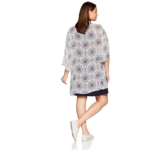 WALLFLOWER Sleeveless Kimono Dress NWT 1X - Picture 4 of 10